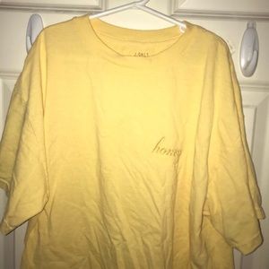 Yellow brandy honey shirt